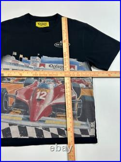 Octane Grand Prix Formula 1 T-Shirt Men's XL Black Crew Neck Logo Graphic Cotton