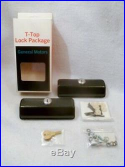 Oem Gm T-top Lock Set Nos. Firebird Camaro Cutlass Grand Prix Regal Monte Carlo