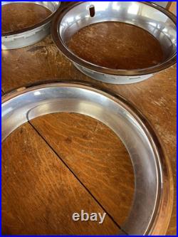 Orig 1969 Pontiac Grand Prix SJ Rally 11 Stainless Steel Beauty Rings (Made USA)