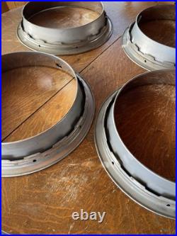 Orig 1969 Pontiac Grand Prix SJ Rally 11 Stainless Steel Beauty Rings (Made USA)