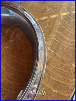 Orig 1969 Pontiac Grand Prix SJ Rally 11 Stainless Steel Beauty Rings (Made USA)