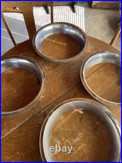 Orig 1969 Pontiac Grand Prix SJ Rally 11 Stainless Steel Beauty Rings (Made USA)