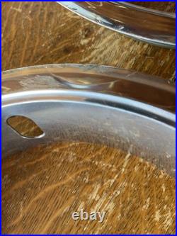 Orig 1969 Pontiac Grand Prix SJ Rally 11 Stainless Steel Beauty Rings (Made USA)