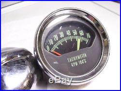 Original 1960' s GM Chevrolet Knee Knocker dash Tachometer gauge chevelle impala