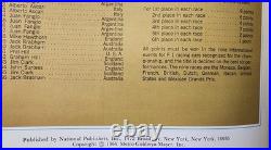 Original 1966 GRAND PRIX Movie Program JAMES GARNER + Sealed VINYL