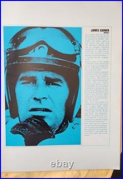 Original 1966 GRAND PRIX Movie Program JAMES GARNER + Sealed VINYL