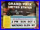 Original 1967 US Grand Prix At Watkins Glen Poster