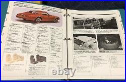 Original 1976 Pontiac Fleet Buyers Guide Dealer Album Firebird Grand Prix Police