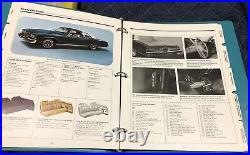 Original 1976 Pontiac Fleet Buyers Guide Dealer Album Firebird Grand Prix Police