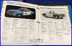 Original 1976 Pontiac Fleet Buyers Guide Dealer Album Firebird Grand Prix Police