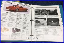 Original 1976 Pontiac Fleet Buyers Guide Dealer Album Firebird Grand Prix Police