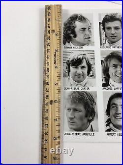 Original 1978 Long Beach Grand Prix Drivers photos James Hunt, Niki Lauda rare