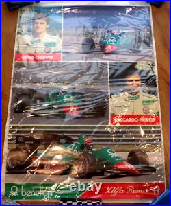 Original Poster F1 Alfa Romeo 1985 Grand Prix Season / 86cm x 64cm RARE