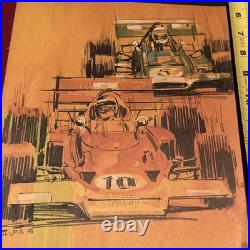 Original Poster Formula Racing Grand Prix Zandvoort Dutch Grand Prix 1971