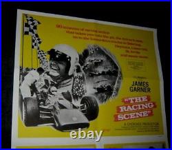 Original THE RACING SCENE James Garner GRAND PRIX FORMULA 1 28X44 Make Offer