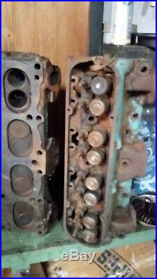 PONTIAC 389/421 CYLINDER HEADS PAIR 538177 cast iron OEM valve job complete