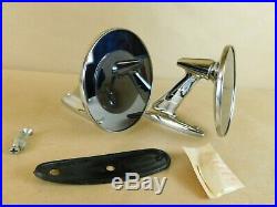 Pair Of Vintage 50's 60's Nos-aftermarket Joma 100 Side View Door Mirrors