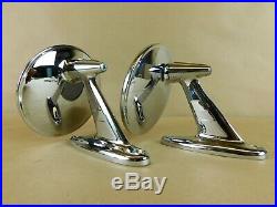 Pair Of Vintage 50's 60's Nos-aftermarket Joma 100 Side View Door Mirrors