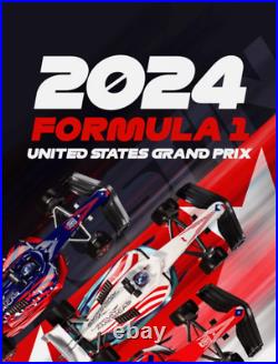 Pair of Formula 1 US Grand Prix 2 Tickets with PSL Parking, Bathroom, Bar & Tent