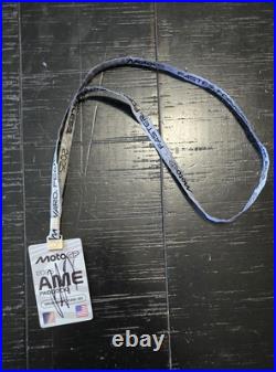 Pedro Acosta Autographed 2025 VIP Badge From Circuit Of The Americas Motogp
