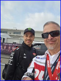 Pedro Acosta Autographed 2025 VIP Badge From Circuit Of The Americas Motogp