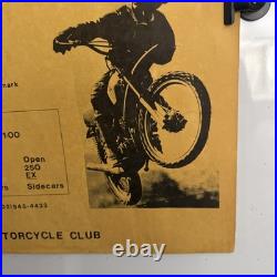 Phoenix Grand Prix 1977 Motorcross Poster Sun Motorcycle Club Tempe Arizona