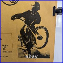 Phoenix Grand Prix 1977 Motorcross Poster Sun Motorcycle Club Tempe Arizona