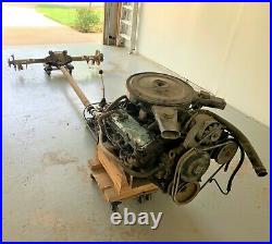 Pontiac 400-4 speed GTO Lemans GT-37 Complete Drive Train Engine Trans & Axle