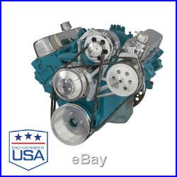 Pontiac Power Steering & Alternator Bracket Billet Aluminum 350 400 428 455