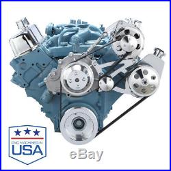 Pontiac Serpentine Conversion Kit Power Steering Alternator 350 400 428 455