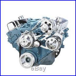 Pontiac Serpentine Pulley Conversion Kit Power Steering 350 400 428 455 V8 GTO