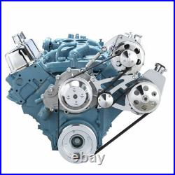 Pontiac Serpentine System with Alternator Water Pump Power Steering Pump Belts V8
