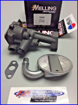 Pontiac V8 Engines High Performance Oil Pump With Screen Melling 10540