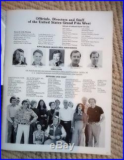 Program United States Grand Prix West 1976 Ontario