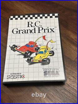 R. C. Grand Prix (Sega Game Gear, 1992) CIB, hangtag, white label, rare