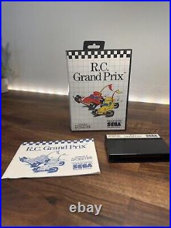 R. C. Grand Prix (Sega Game Gear, 1992) CIB, hangtag, white label, rare