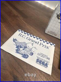 R. C. Grand Prix (Sega Game Gear, 1992) CIB, hangtag, white label, rare