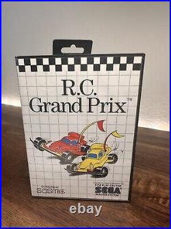 R. C. Grand Prix (Sega Game Gear, 1992) CIB, hangtag, white label, rare