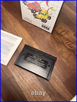 R. C. Grand Prix (Sega Game Gear, 1992) CIB, hangtag, white label, rare