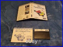 R. C. Grand Prix Sega Master System SMS Complete NTSC Release TESTED WORKING