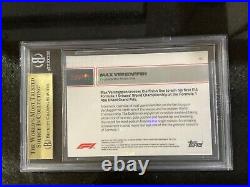 RARE 2021 F1 TOPPS NOW Formula 1 #82 MAX VERSTAPPEN RED 1/10 BGS 9.5 THE MAX