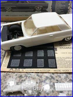 RARE ORIGINAL AMT ANNUAL 1964 PONTIAC GRAND PRIX Model Car Kit, UNBUILT, LQQK