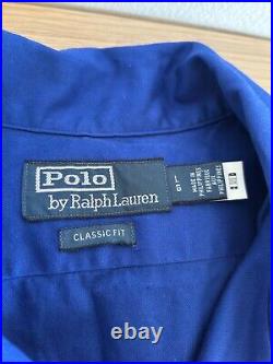 Ralph Lauren Polo Sport Racing Series Grand Prix Hi tech Shirt L