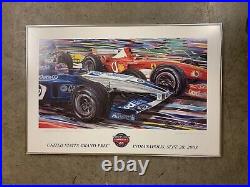 Randy Owens Signed Poster! US Grand Prix. Formula 1. Indianapolis, Sep. 28, 2003