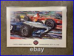 Randy Owens Signed Poster! US Grand Prix. Formula 1. Indianapolis, Sep. 28, 2003