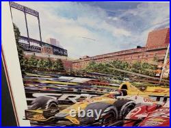 Randy Owens Signed print Grand Prix Baltimore 2013 Camden yard Background