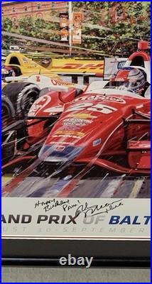 Randy Owens Signed print Grand Prix Baltimore 2013 Camden yard Background