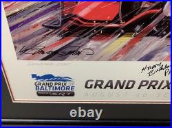 Randy Owens Signed print Grand Prix Baltimore 2013 Camden yard Background