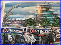 Randy Owens lithograph Formula 1 US Grand Prix at Indianapolis 2001