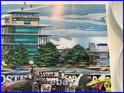 Randy Owens lithograph Formula 1 US Grand Prix at Indianapolis 2001